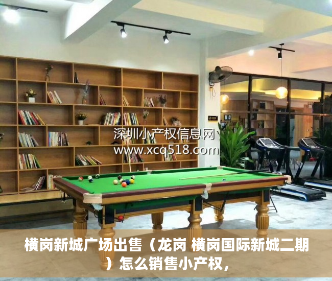 横岗新城广场出售（龙岗 横岗国际新城二期）怎么销售小产权，