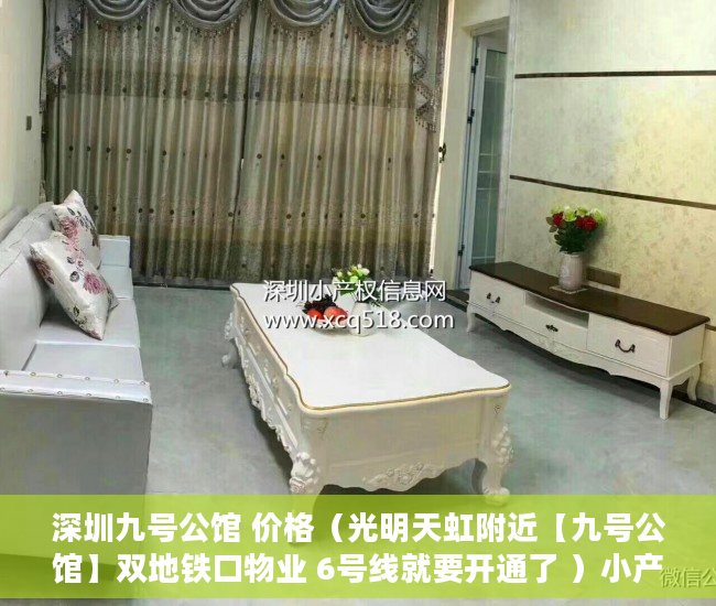 深圳九号公馆 价格（光明天虹附近【九号公馆】双地铁口物业 6号线就要开通了 ）小产权房多久能卖出去，