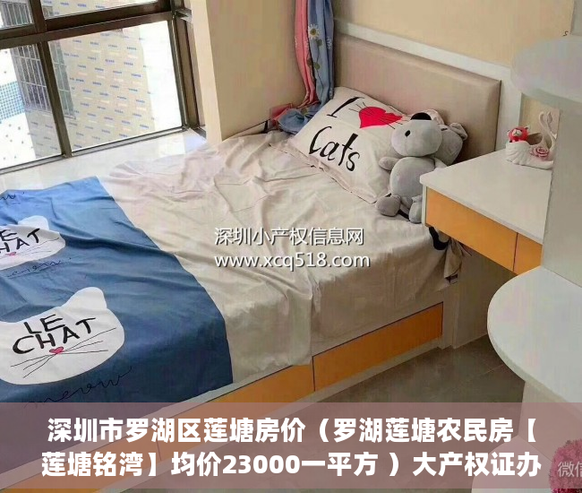 深圳市罗湖区莲塘房价（罗湖莲塘农民房【莲塘铭湾】均价23000一平方 ）大产权证办好多久可以办小产权证，