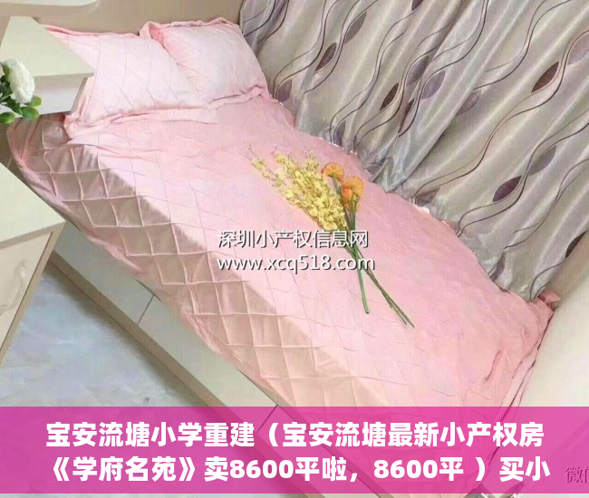 宝安流塘小学重建（宝安流塘最新小产权房《学府名苑》卖8600平啦，8600平 ）买小产权房能住多久，