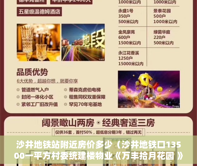 沙井地铁站附近房价多少（沙井地铁口13500一平方村委统建楼物业《万丰拾月花园 》 ）小产权怎么上户口，