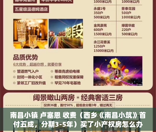 南昌小镇 卢塞恩 收费（西乡《南昌小筑》首付五成，分期3-5年）买了小产权房怎么办，