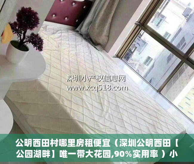 公明西田村哪里房租便宜（深圳公明西田【公园湖畔】唯一带大花园,90%实用率 ）小产权房怎么更名过户要多久，