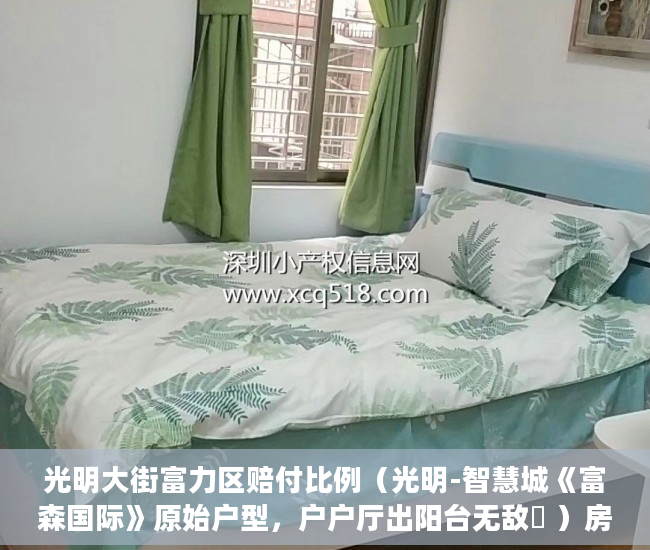 光明大街富力区赔付比例（光明-智慧城《富森国际》原始户型，户户厅出阳台无敌釆 ）房产小产权办下来需要多久，