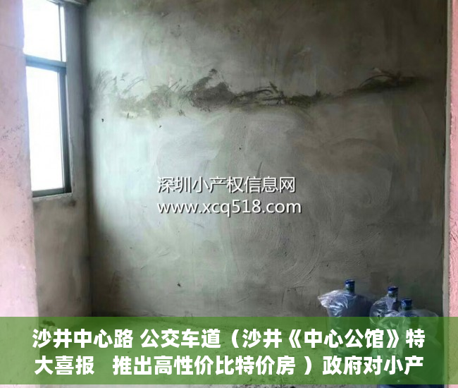 沙井中心路 公交车道（沙井《中心公馆》特大喜报   推出高性价比特价房 ）政府对小产权楼房怎么办，