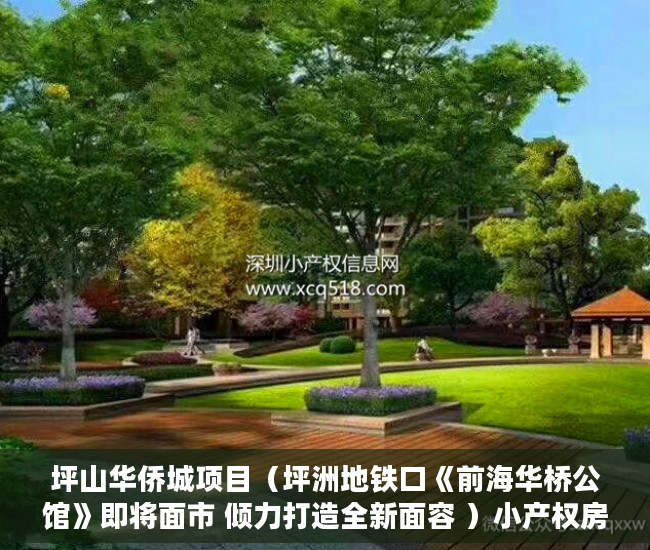 坪山华侨城项目（坪洲地铁口《前海华桥公馆》即将面市 倾力打造全新面容 ）小产权房怎么过户手续，