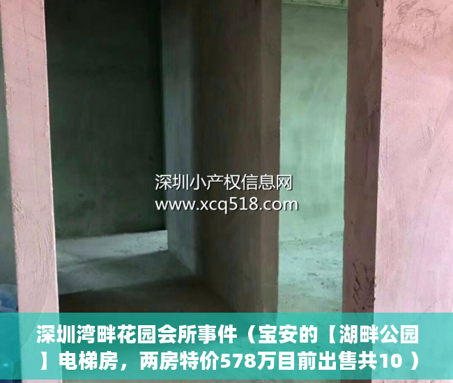 深圳湾畔花园会所事件（宝安的【湖畔公园】电梯房，两房特价578万目前出售共10 ）小产权怎么办理不动产，