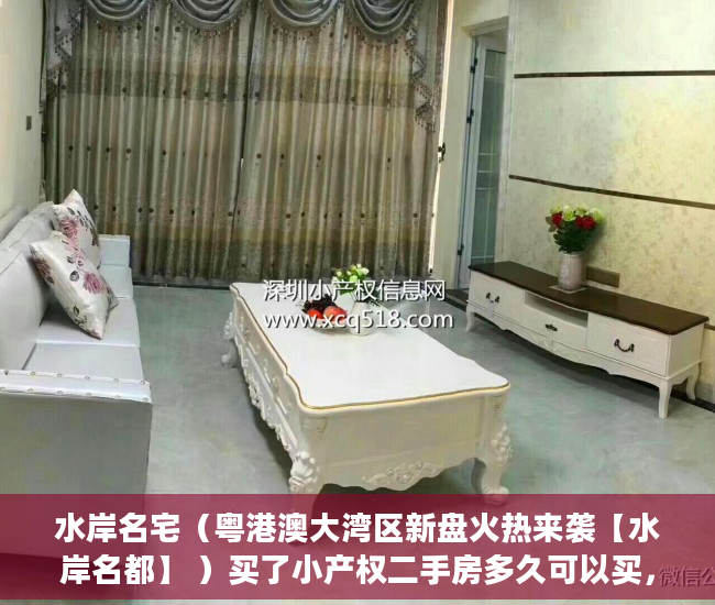 水岸名宅（粤港澳大湾区新盘火热来袭【水岸名都】 ）买了小产权二手房多久可以买，