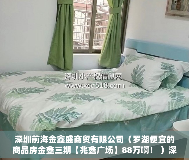 深圳前海金鑫盛商贸有限公司（罗湖便宜的商品房金鑫三期【兆鑫广场】88万啊！ ）深圳小产权还能卖多久，