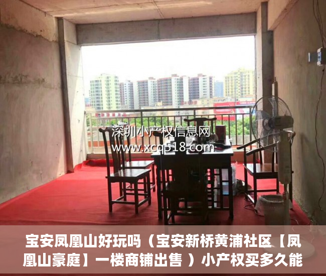 宝安凤凰山好玩吗（宝安新桥黄浦社区【凤凰山豪庭】一楼商铺出售 ）小产权买多久能交房，