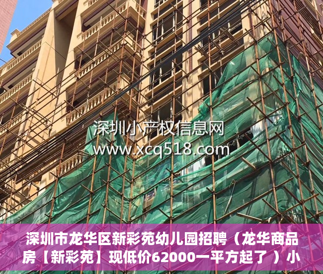 深圳市龙华区新彩苑幼儿园招聘（龙华商品房【新彩苑】现低价62000一平方起了 ）小产权房水过户多久能更名，