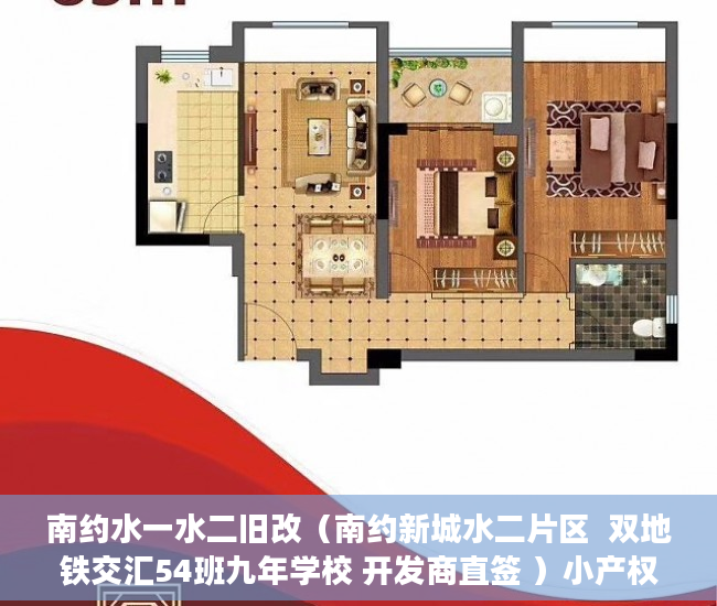 南约水一水二旧改（南约新城水二片区  双地铁交汇54班九年学校 开发商直签 ）小产权房怎么办，