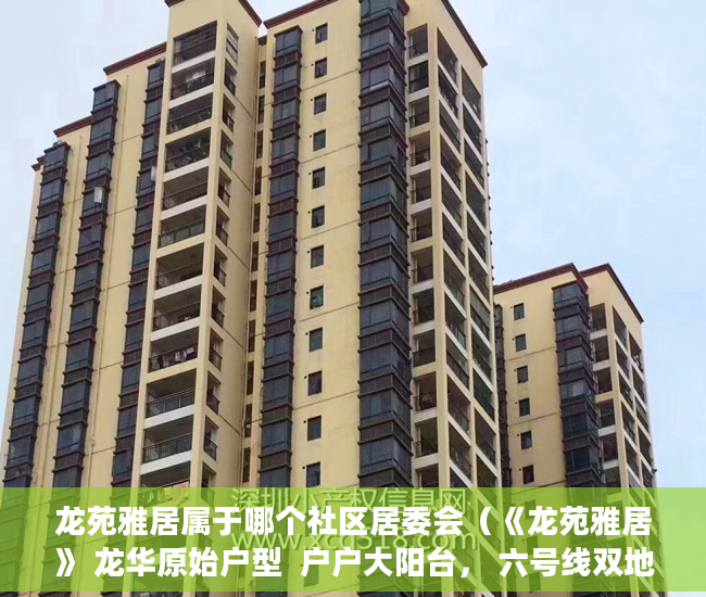 龙苑雅居属于哪个社区居委会（《龙苑雅居》 龙华原始户型  户户大阳台， 六号线双地铁 ）小产权房认定后怎么办，