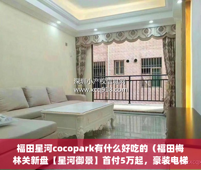 福田星河cocopark有什么好吃的（福田梅林关新盘【星河御景】首付5万起，豪装电梯房带家 ）小产权房政策审批需要多久，