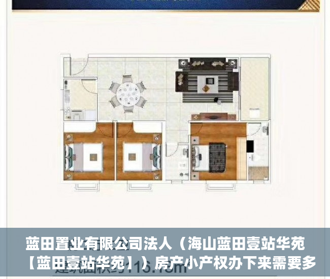 蓝田置业有限公司法人（海山蓝田壹站华苑【蓝田壹站华苑】）房产小产权办下来需要多久，
