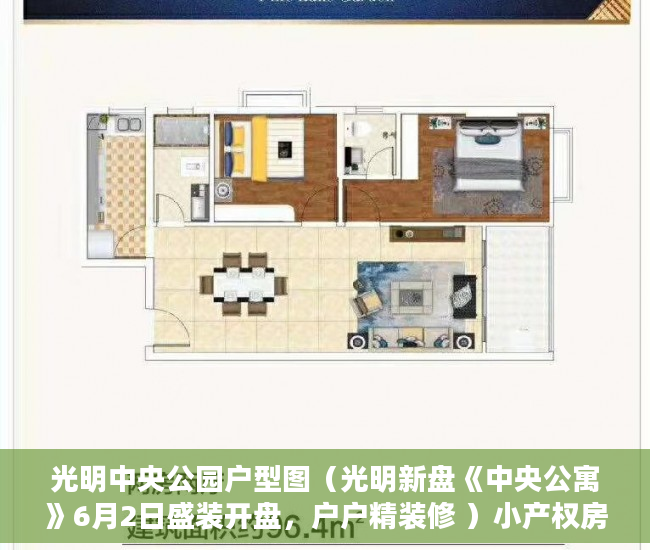 光明中央公园户型图（光明新盘《中央公寓》6月2日盛装开盘，户户精装修 ）小产权房有说产权多久吗，