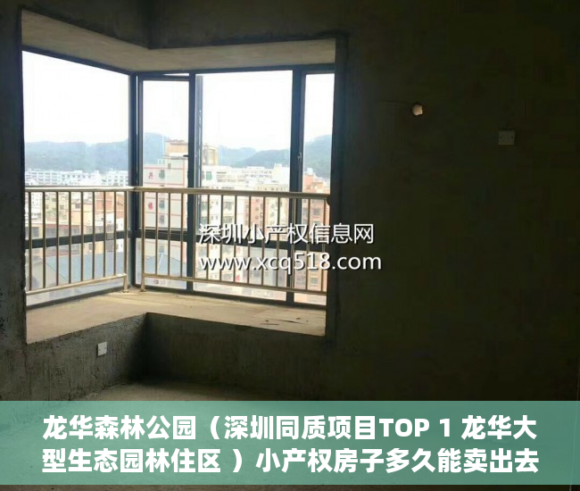 龙华森林公园（深圳同质项目TOP 1 龙华大型生态园林住区 ）小产权房子多久能卖出去，