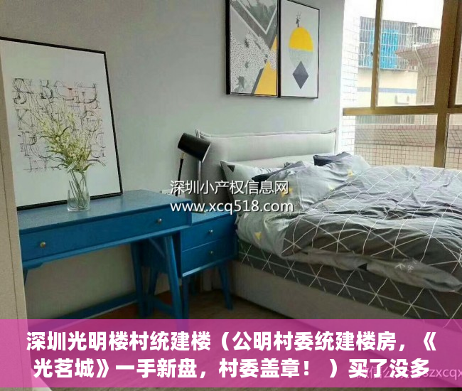 深圳光明楼村统建楼（公明村委统建楼房，《光茗城》一手新盘，村委盖章！ ）买了没多久的小产权要拆怎么办，