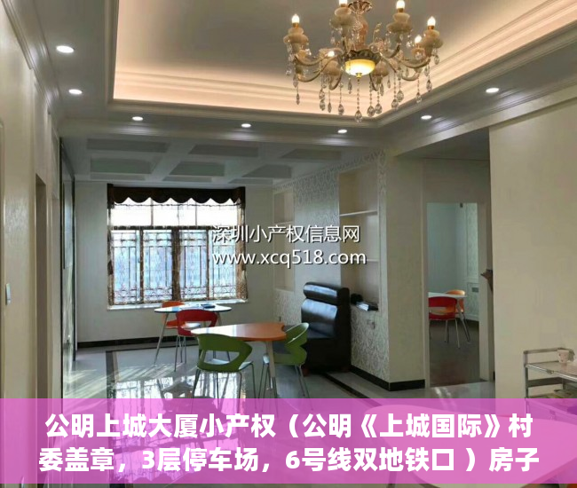 公明上城大厦小产权（公明《上城国际》村委盖章，3层停车场，6号线双地铁口 ）房子买到小产权怎么办，