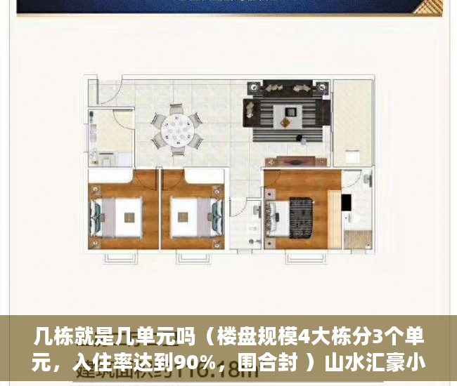 几栋就是几单元吗（楼盘规模4大栋分3个单元，入住率达到90%，围合封 ）山水汇豪小产权能住多久，