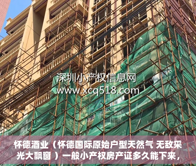 怀德酒业（怀德国际原始户型天然气 无敌采光大飘窗 ）一般小产权房产证多久能下来，