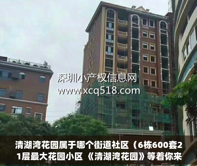 清湖湾花园属于哪个街道社区（6栋600套21层最大花园小区 《清湖湾花园》等着你来拿 ）拆迁小产权房多久能办房产证，