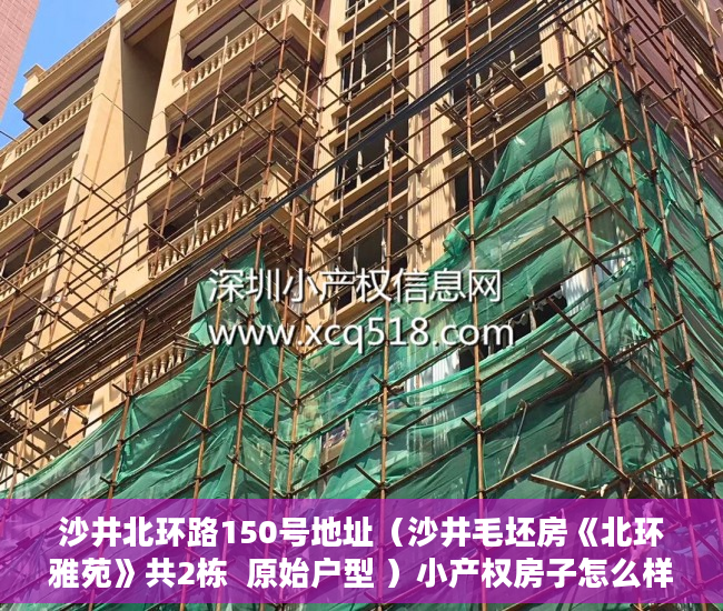 沙井北环路150号地址（沙井毛坯房《北环雅苑》共2栋  原始户型 ）小产权房子怎么样，