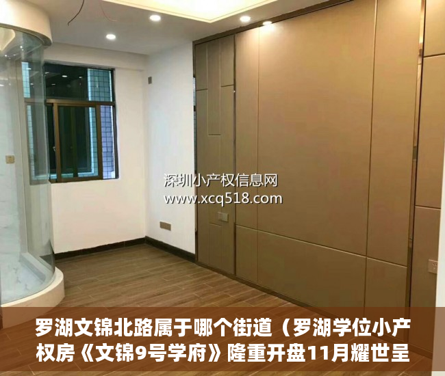 罗湖文锦北路属于哪个街道（罗湖学位小产权房《文锦9号学府》隆重开盘11月耀世呈献 ）小产权房子怎么过户，