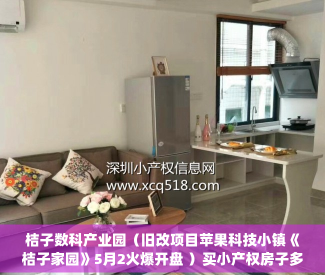 桔子数科产业园（旧改项目苹果科技小镇《桔子家园》5月2火爆开盘 ）买小产权房子多久能交房，