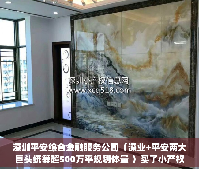 深圳平安综合金融服务公司（深业+平安两大巨头统筹超500万平规划体量 ）买了小产权房子怎么办，