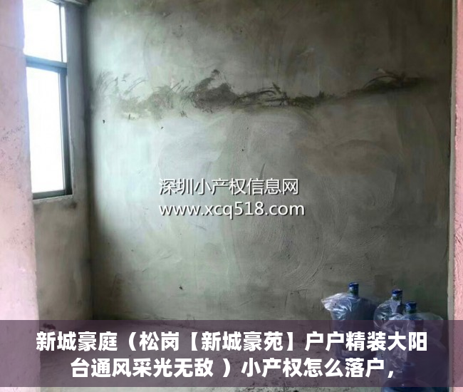 新城豪庭（松岗【新城豪苑】户户精装大阳台通风采光无敌 ）小产权怎么落户，