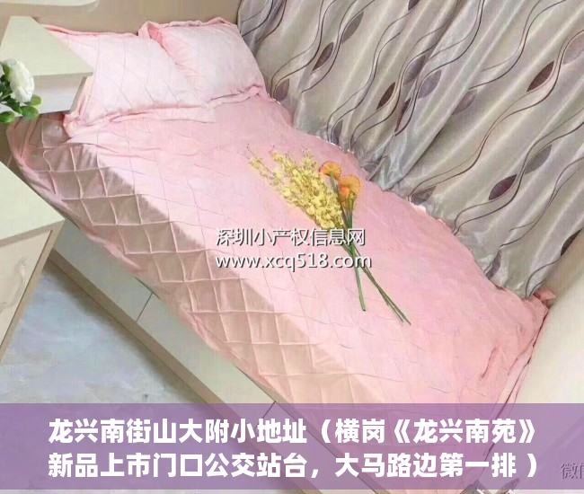 龙兴南街山大附小地址（横岗《龙兴南苑》新品上市门口公交站台，大马路边第一排 ）小产权房多久能办房产证，