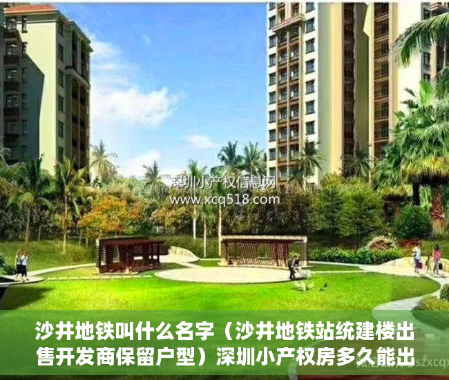 沙井地铁叫什么名字（沙井地铁站统建楼出售开发商保留户型）深圳小产权房多久能出售，