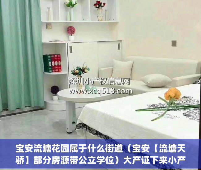 宝安流塘花园属于什么街道（宝安【流塘天骄】部分房源带公立学位）大产证下来小产权加速办理要多久，