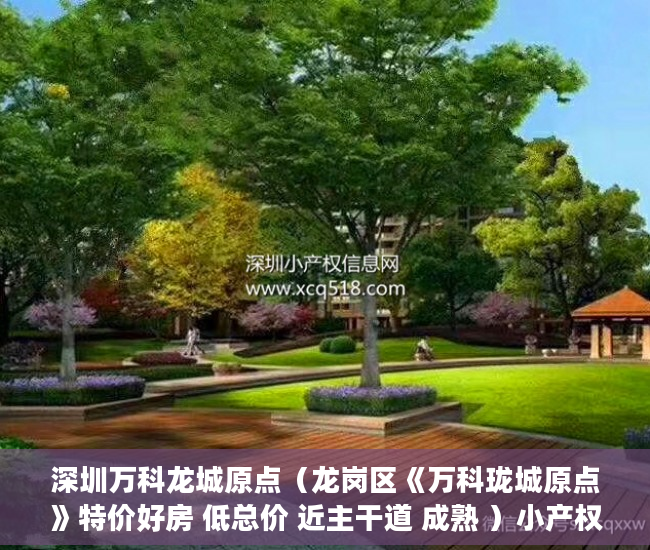 深圳万科龙城原点（龙岗区《万科珑城原点》特价好房 低总价 近主干道 成熟 ）小产权的房子多久能卖出去，