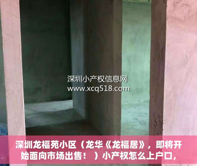 深圳龙福苑小区（龙华《龙福居》，即将开始面向市场出售！ ）小产权怎么上户口，