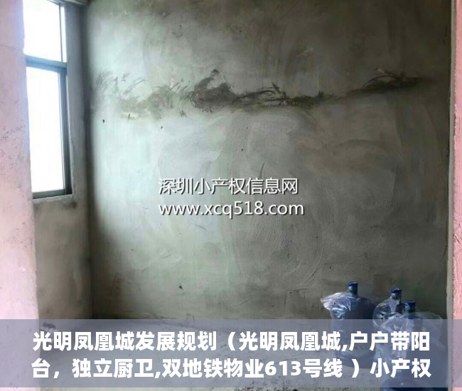 光明凤凰城发展规划（光明凤凰城,户户带阳台，独立厨卫,双地铁物业613号线 ）小产权房产证补办要多久，