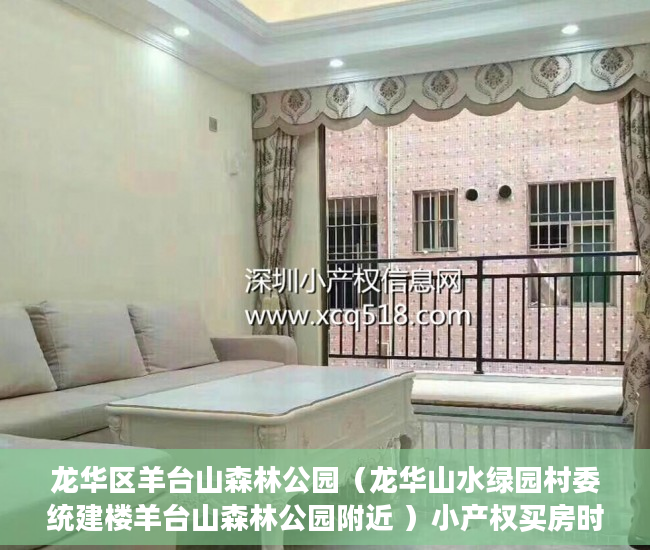 龙华区羊台山森林公园（龙华山水绿园村委统建楼羊台山森林公园附近 ）小产权买房时怎么成交，