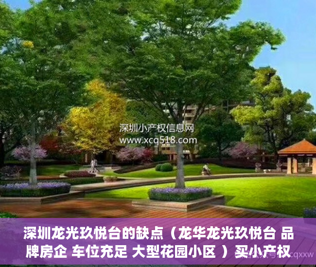 深圳龙光玖悦台的缺点（龙华龙光玖悦台 品牌房企 车位充足 大型花园小区 ）买小产权房搞贷款要多久才能下来，