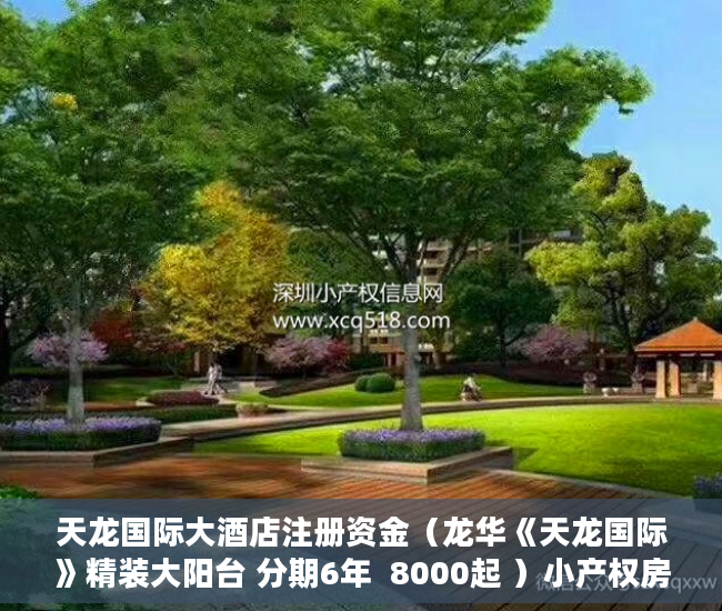 天龙国际大酒店注册资金（龙华《天龙国际》精装大阳台 分期6年  8000起 ）小产权房多久可以出房产证，