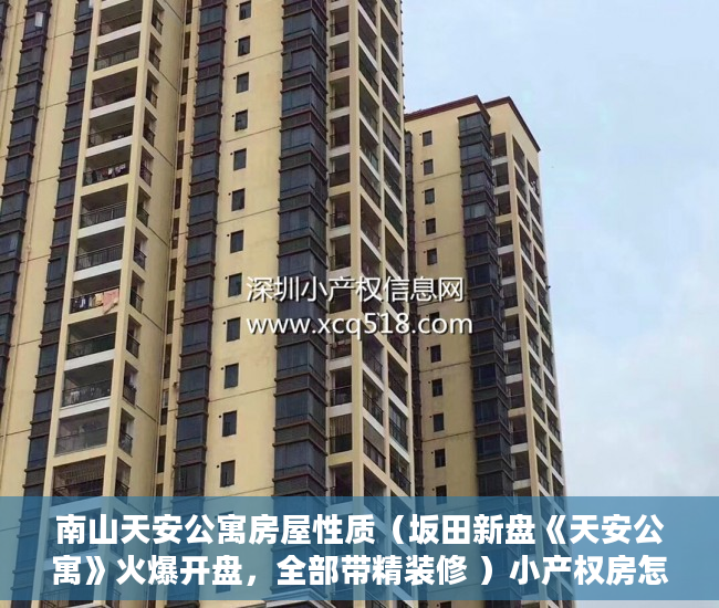 南山天安公寓房屋性质（坂田新盘《天安公寓》火爆开盘，全部带精装修 ）小产权房怎么装燃气，