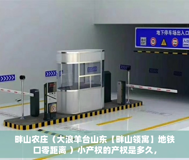 畔山农庄（大浪羊台山东【畔山领寓】地铁口零距离 ）小产权的产权是多久，