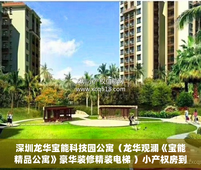 深圳龙华宝能科技园公寓（龙华观澜《宝能精品公寓》豪华装修精装电梯 ）小产权房到底能住多久，