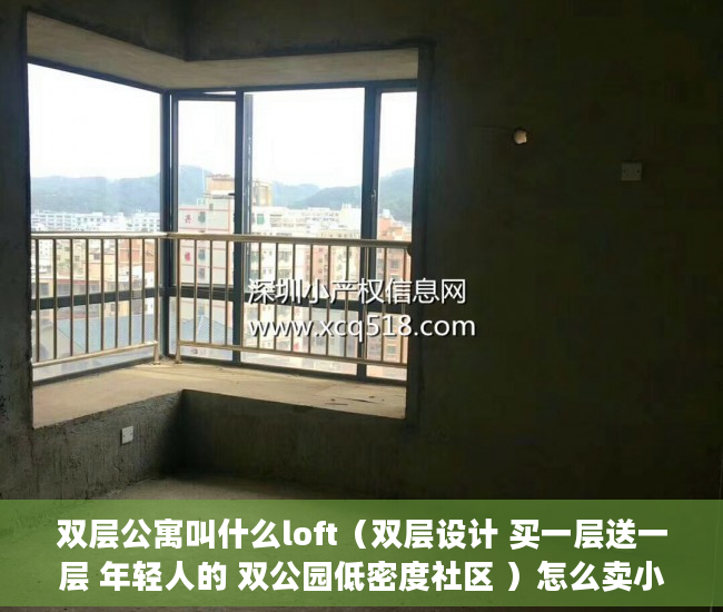 双层公寓叫什么loft（双层设计 买一层送一层 年轻人的 双公园低密度社区 ）怎么卖小产权房，