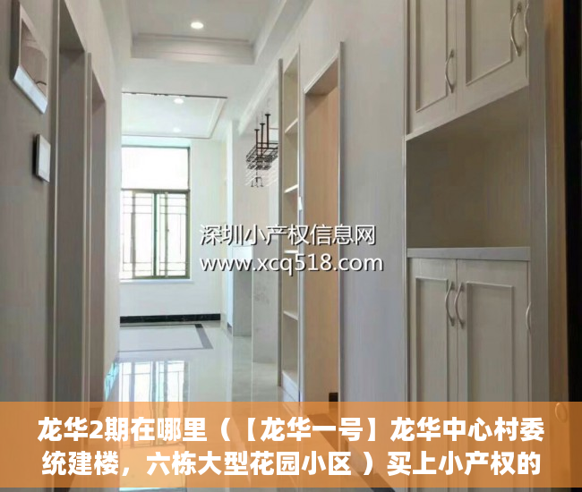 龙华2期在哪里（【龙华一号】龙华中心村委统建楼，六栋大型花园小区 ）买上小产权的房怎么办，
