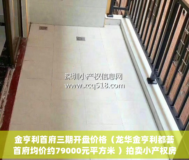 金亨利首府三期开盘价格（龙华金亨利都荟首府均价约79000元平方米 ）拍卖小产权房怎么查封，