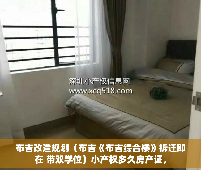 布吉改造规划（布吉《布吉综合楼》拆迁即在 带双学位）小产权多久房产证，