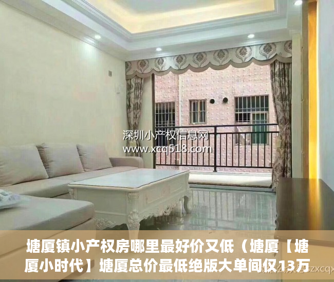 塘厦镇小产权房哪里最好价又低（塘厦【塘厦小时代】塘厦总价最低绝版大单间仅13万起 ）购买小产权起诉多久能退款，