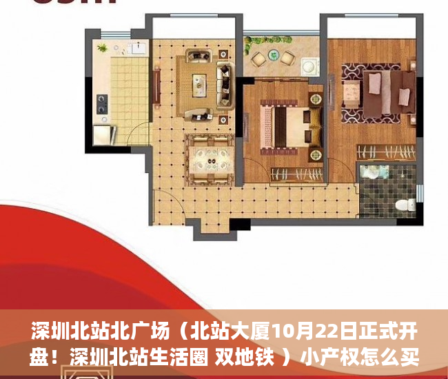 深圳北站北广场（北站大厦10月22日正式开盘！深圳北站生活圈 双地铁 ）小产权怎么买，