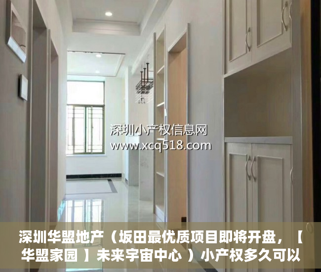 深圳华盟地产（坂田最优质项目即将开盘，【华盟家园 】未来宇宙中心 ）小产权多久可以出手，
